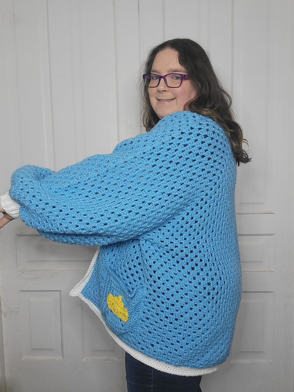 Aurora cardigan made to order
